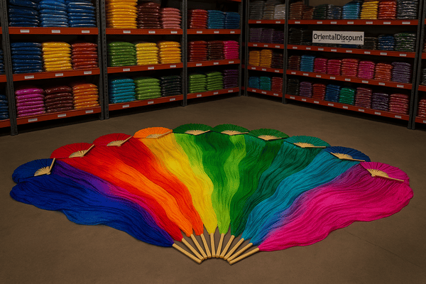 eventail de danse orientale couleurs